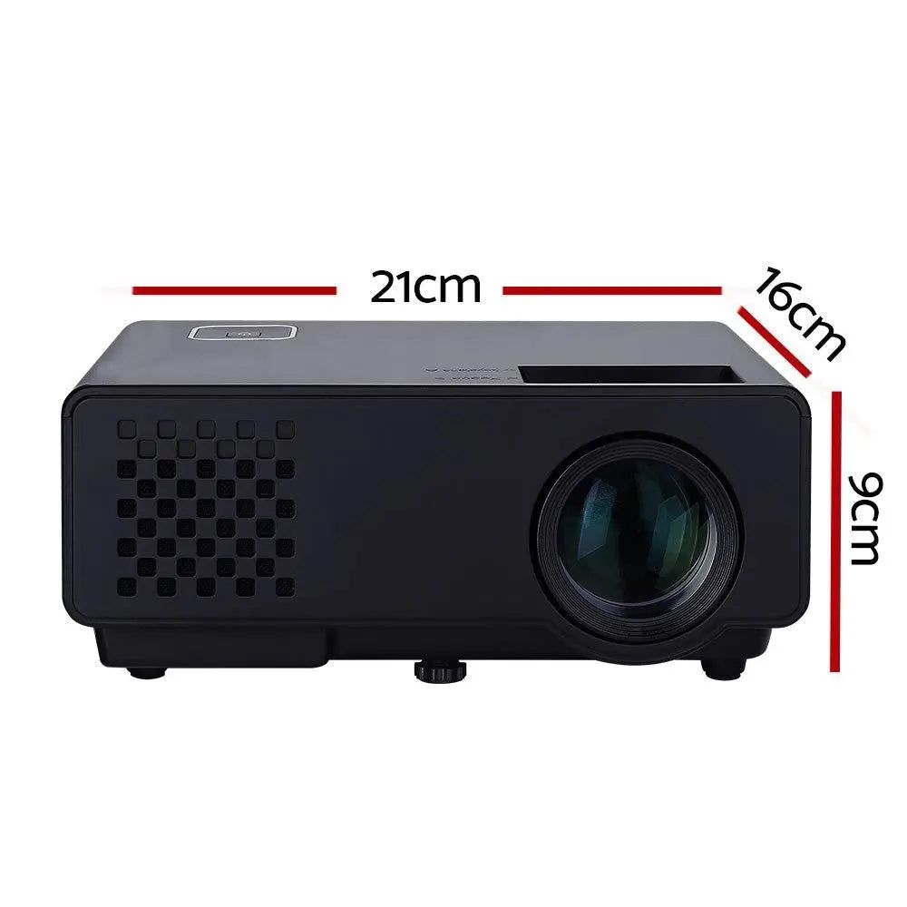 Devanti Mini Video Projector Wifi USB Portable 1000 Lumens HD 1080P Home Theater Deals499