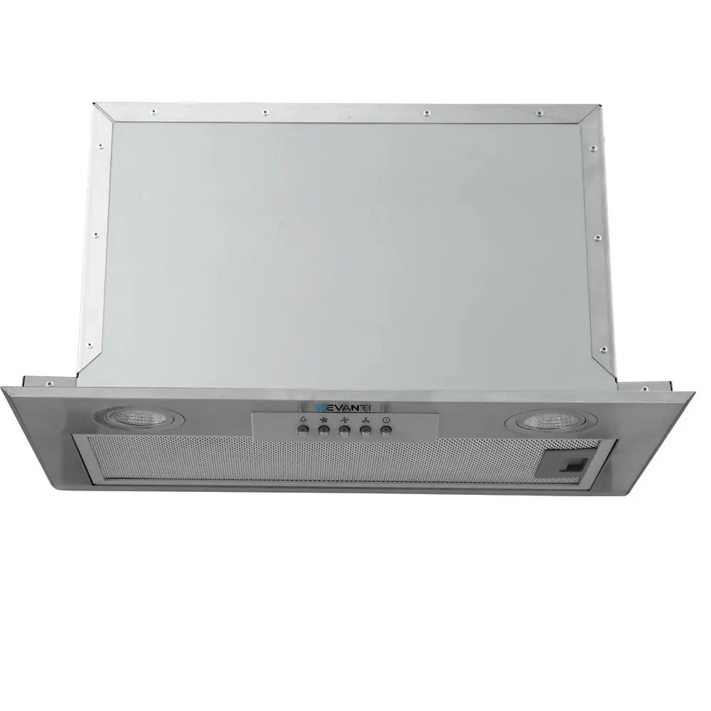 Devanti Range Hood Rangehood Undermount Built In Stainless Steel Canopy 52cm 520mm Deals499