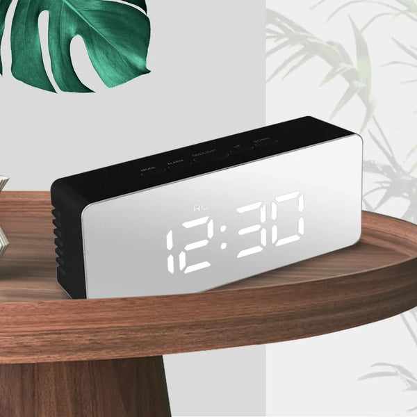 Digital Clock LED Display Desk Table Temperature Alarm Time Modern Home Decor Deals499