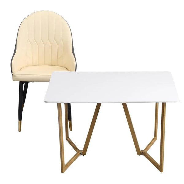 Dining Chairs And Table Set Setting 3 Piece Furniture Kitchen Steel French Chair Deals499