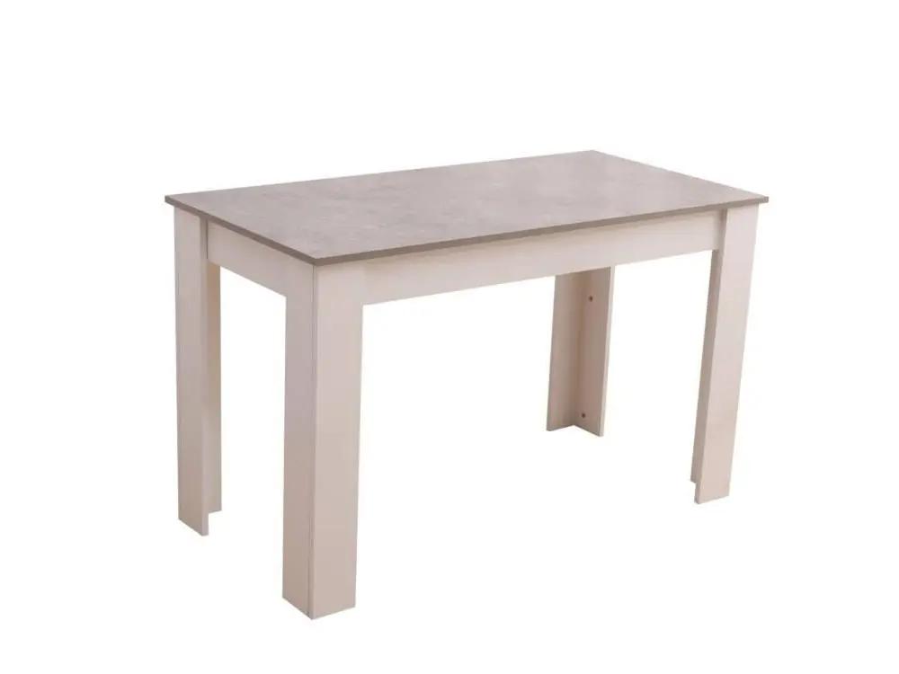 Dining Table Rectangular Wooden 120M-Grey&White Deals499