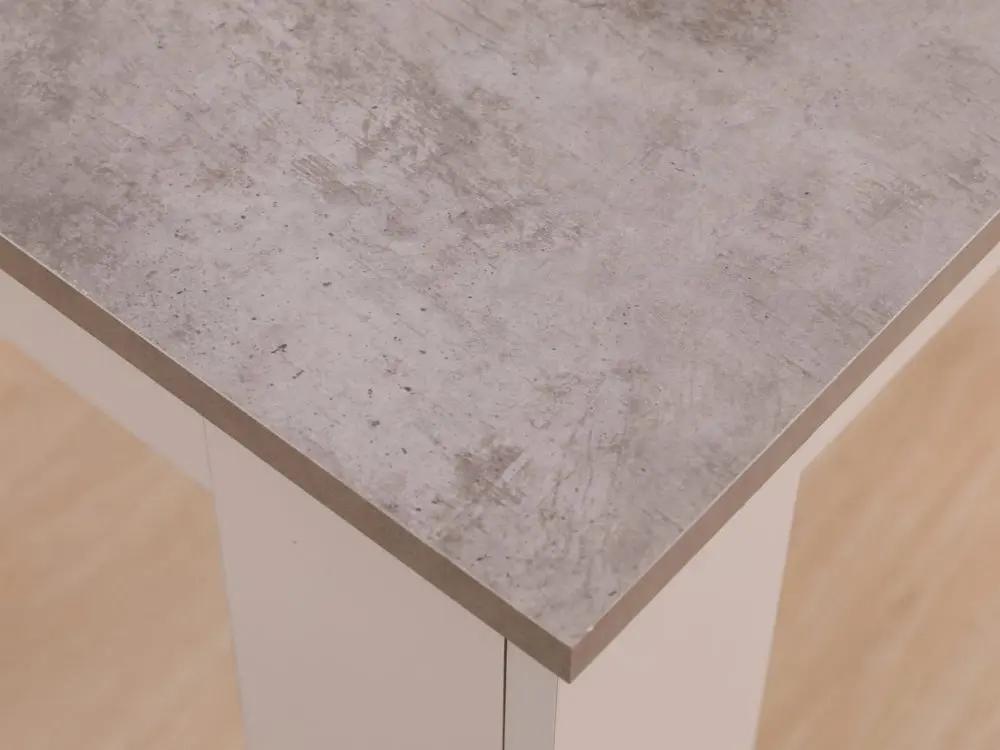 Dining Table Rectangular Wooden 120M-Grey&White Deals499