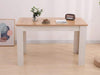Dining Table Rectangular Wooden 120M-Wood&amp;White Deals499