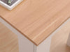 Dining Table Rectangular Wooden 120M-Wood&amp;White Deals499