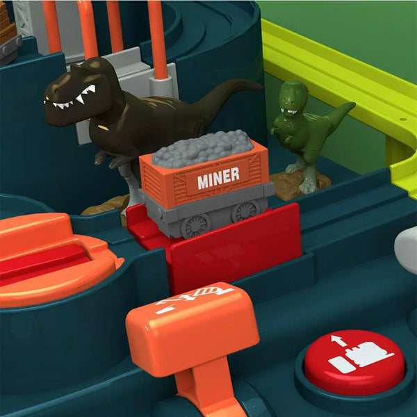 Dinosaur Track Car Adventure Toy Pull Back Christmas Gift Elevator Educational Toys Deals499