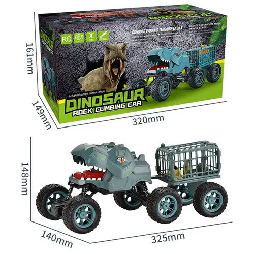 Dinosaur Truck Toy Set Transport Car Electric Remote Control Carrier Vehicle Kid Deals499