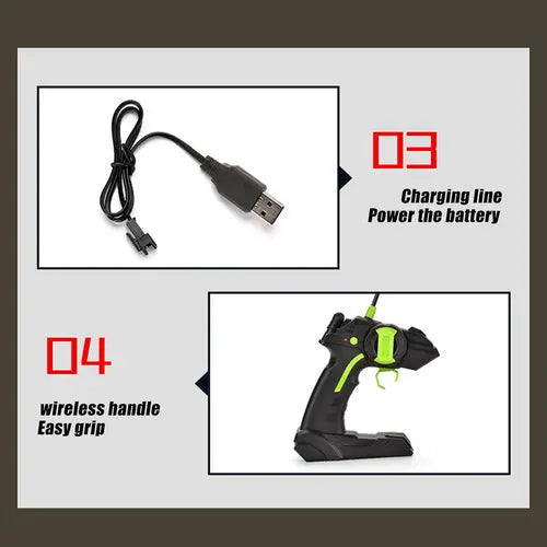 Dinosaur Truck Toy Set Transport Car Electric Remote Control Carrier Vehicle Kid Deals499