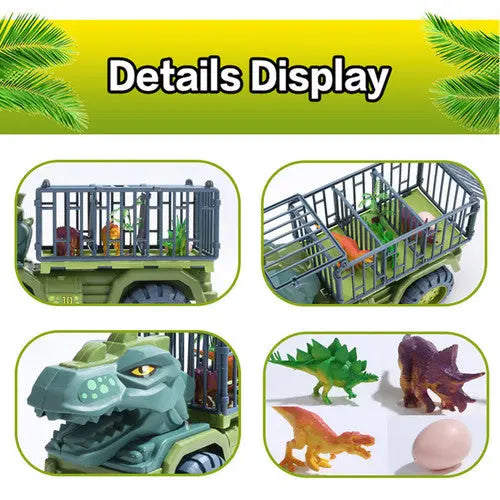 Dinosaur Truck Toy Transport Car Toy Inertial Cars Carrier Vehicle Gift Kids Deals499