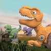 Disassemble Blocks Jurassic Dinosaurs Building Blocks Toys Battery Drill Tyrannosaurus Rex Wyvern Velociraptor Stegosaurus 5 Deals499