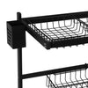 Dish Drying Rack Over Sink Stainless Steel Black Dish Drainer Organizer 2 Tier Deals499