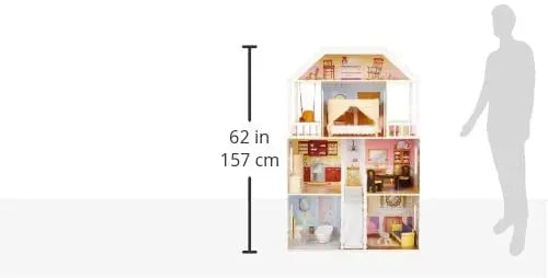 Dollhouse with Furniture for kids 120 x 42 x 14.5 cm (Model 1) Deals499