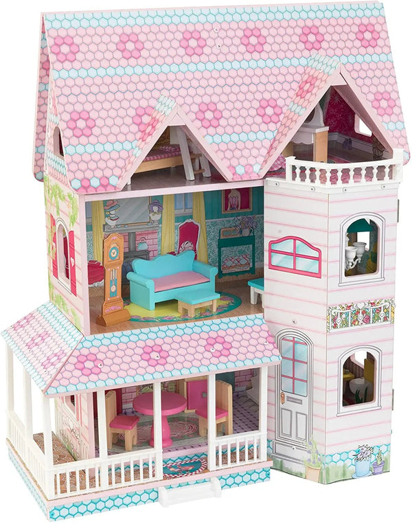 Dollhouse with Furniture for kids 71 x 60 x 33 cm (Model 4) Deals499