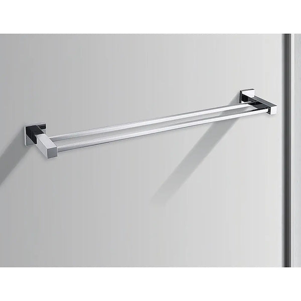 Double Classic Chrome Towel Bar Rail Bathroom Deals499
