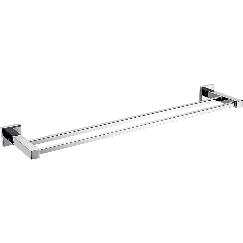 Double Classic Chrome Towel Bar Rail Bathroom Deals499