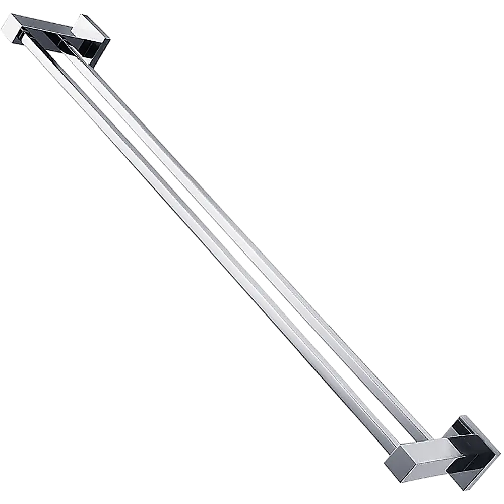 Double Classic Chrome Towel Bar Rail Bathroom Deals499
