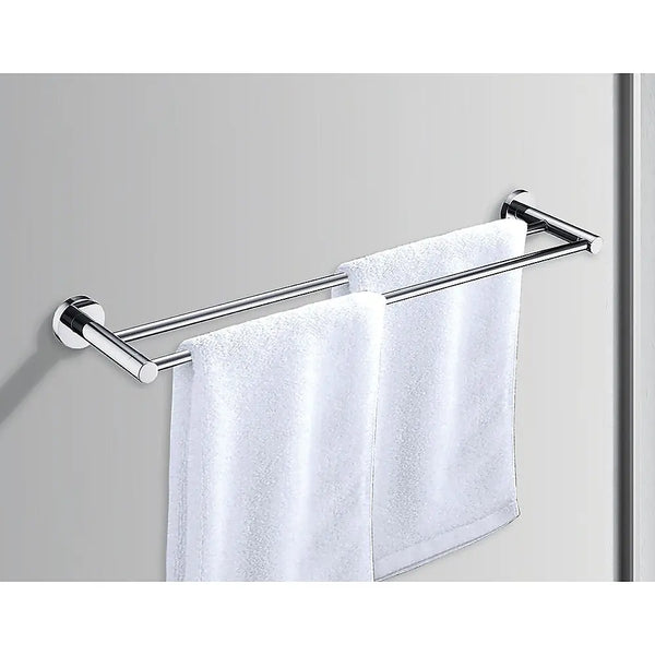 Double Classic Chrome Towel Bar Rail Bathroom Deals499