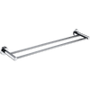 Double Classic Chrome Towel Bar Rail Bathroom Deals499