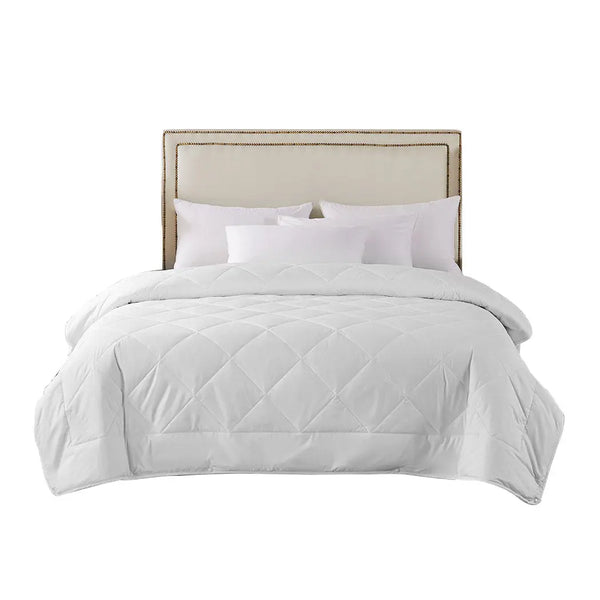 DreamZ 100% Wool Quilt Luxury Doona Duvet Down 600GSM Winter Summer King Single DreamZ
