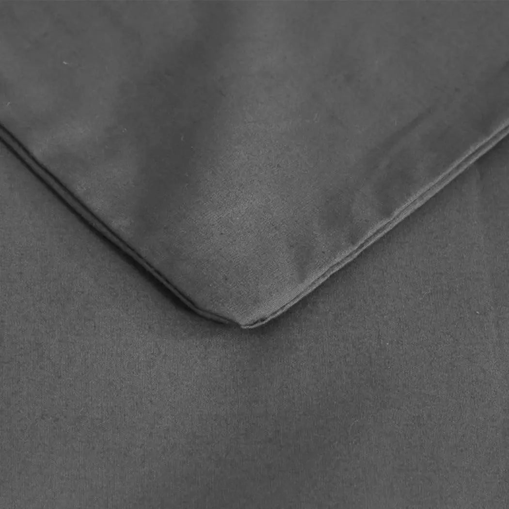 DreamZ 198x122cm Anti Anxiety Weighted Blanket Cover Polyester Cover Only Grey DreamZ