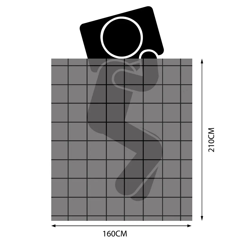 DreamZ 700GSM All Season Goose Down Feather Filling Duvet in King Single Size Deals499