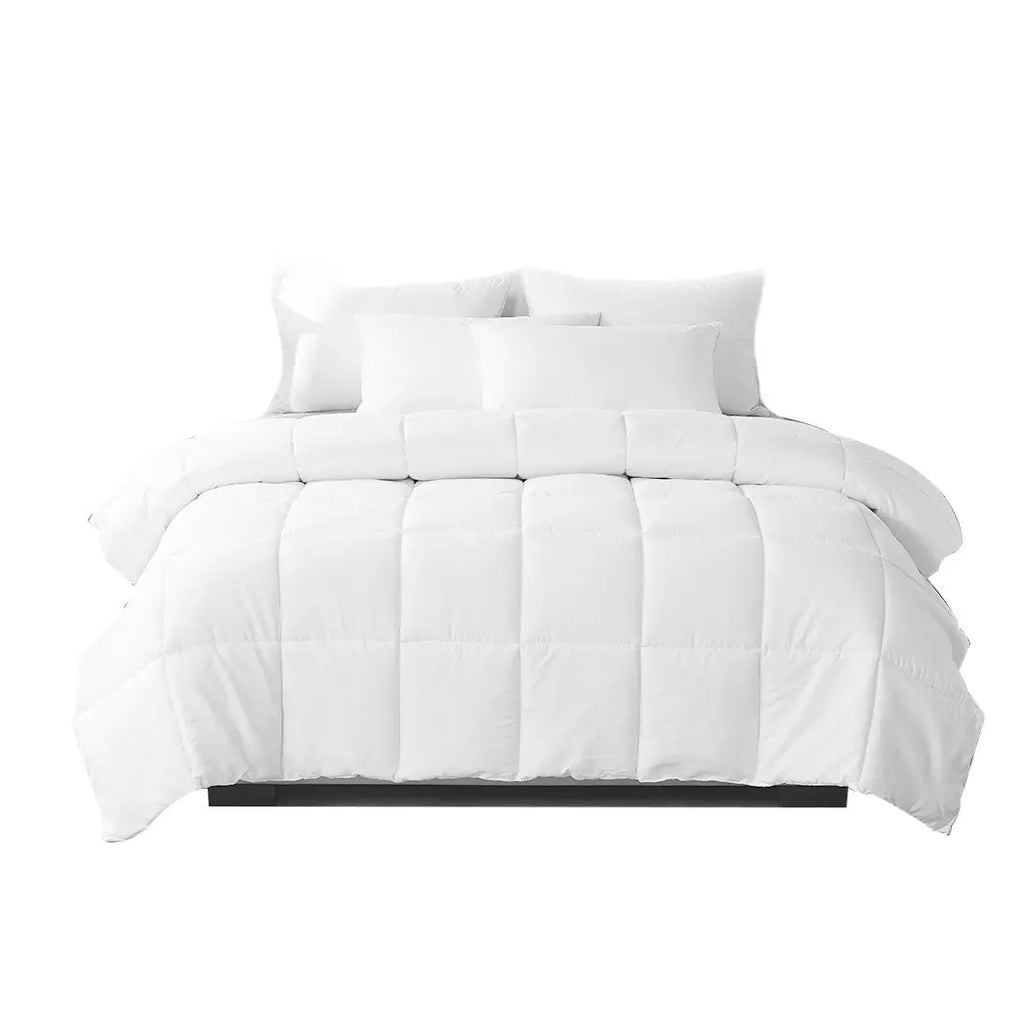 DreamZ All Season Quilt Siliconized Fiberfill Duvet Summer Winter Super King Deals499