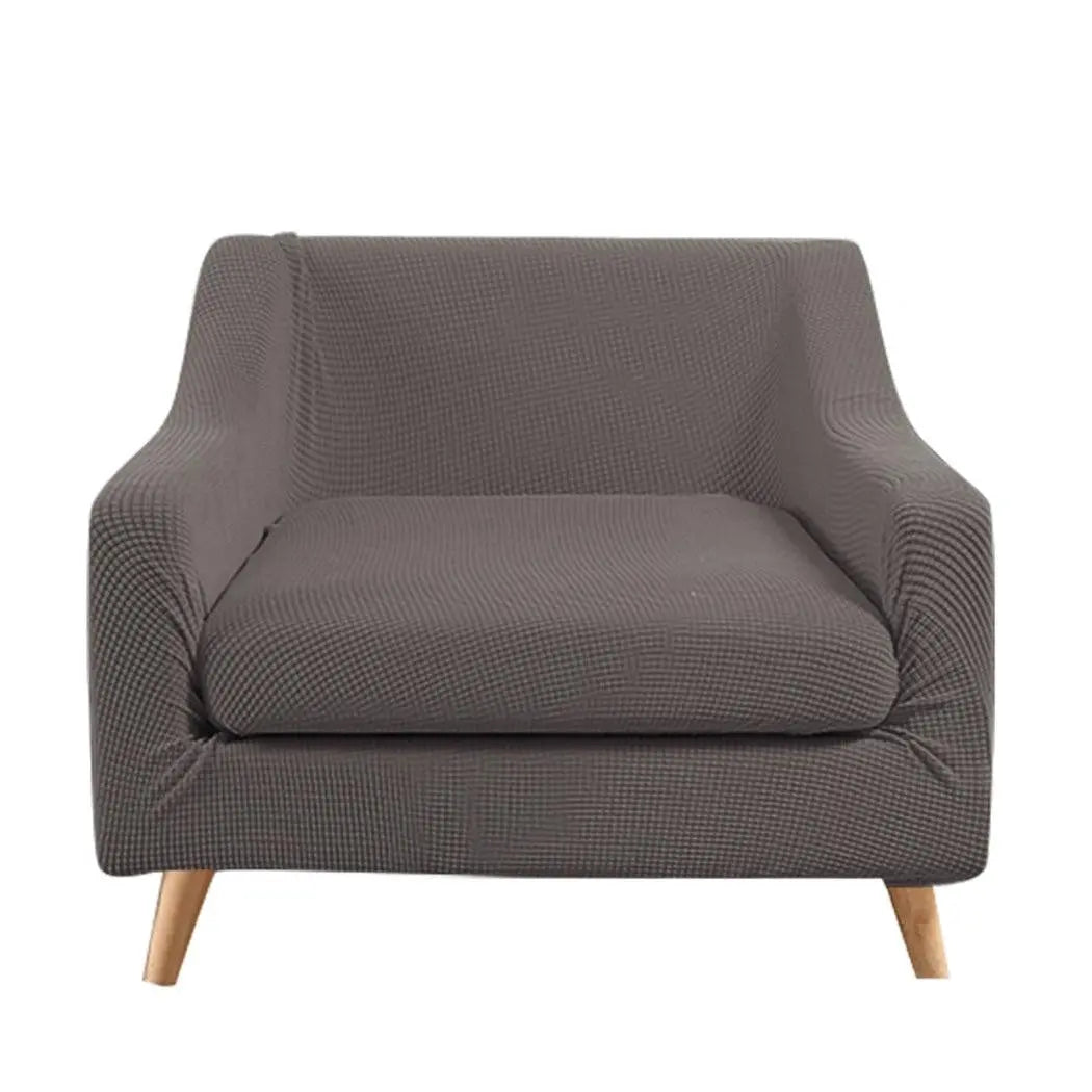 DreamZ Couch Sofa Seat Covers Stretch Protectors Slipcovers 1 Seater Chocolate Deals499