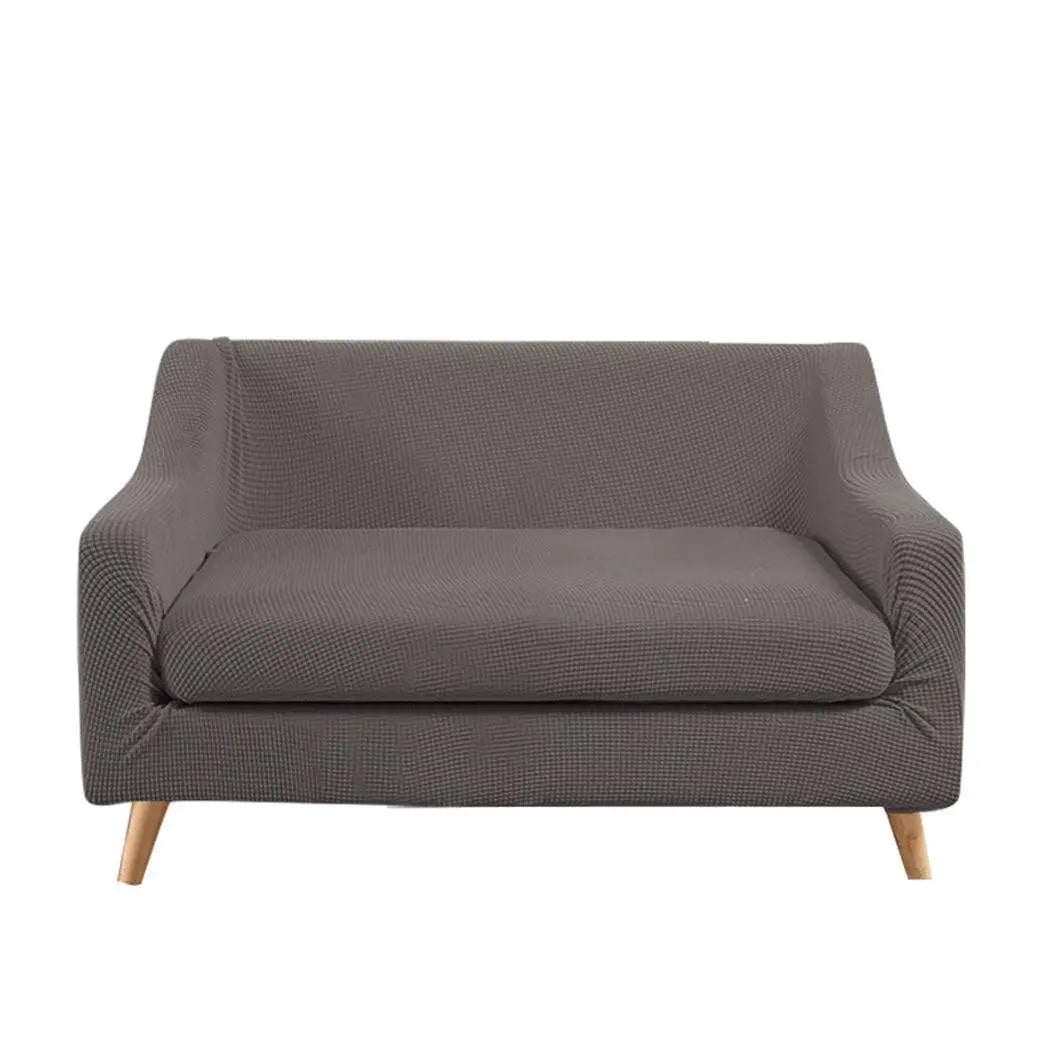 DreamZ Couch Sofa Seat Covers Stretch Protectors Slipcovers 2 Seater Chocolate Deals499