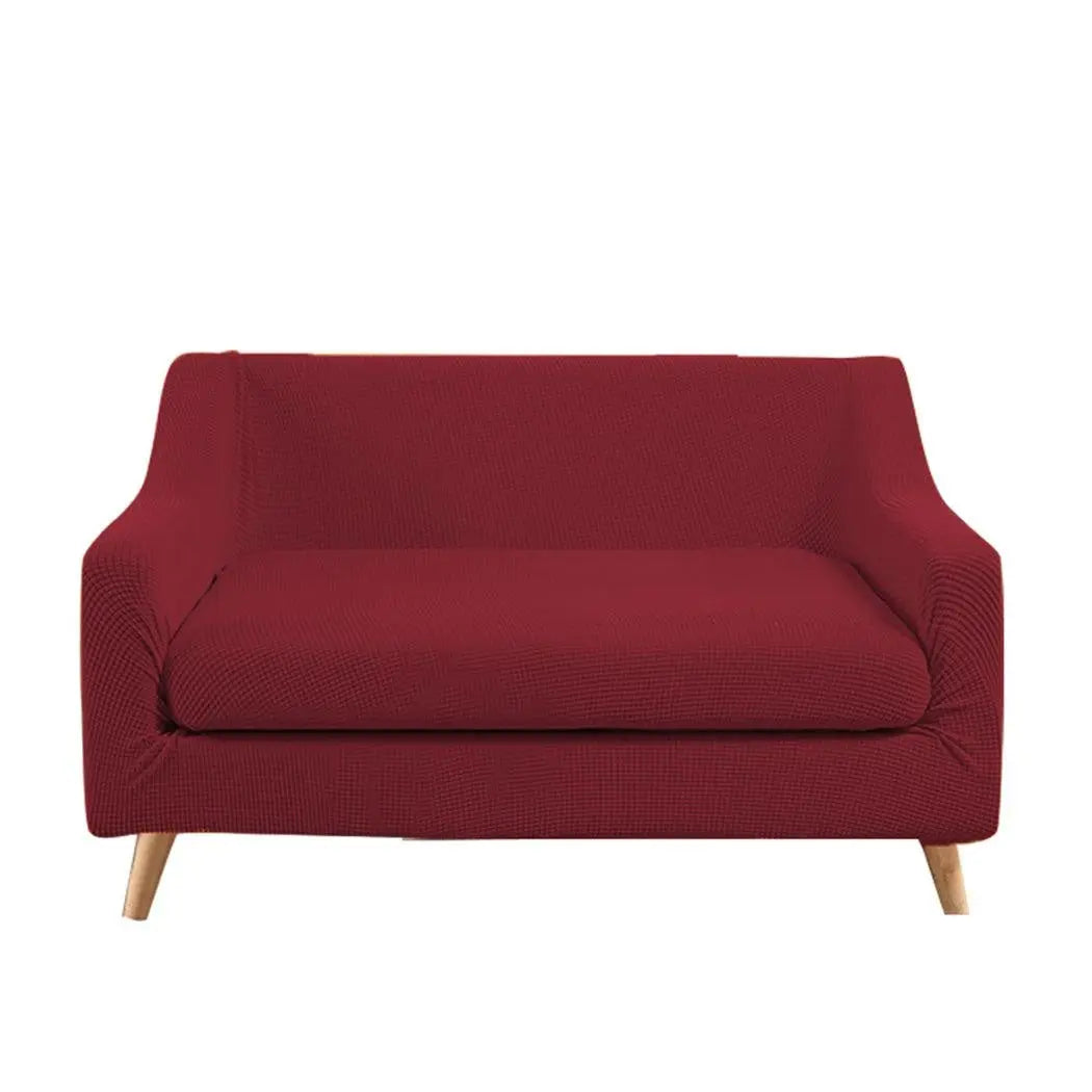DreamZ Couch Sofa Seat Covers Stretch Protectors Slipcovers 2 Seater Wine Deals499