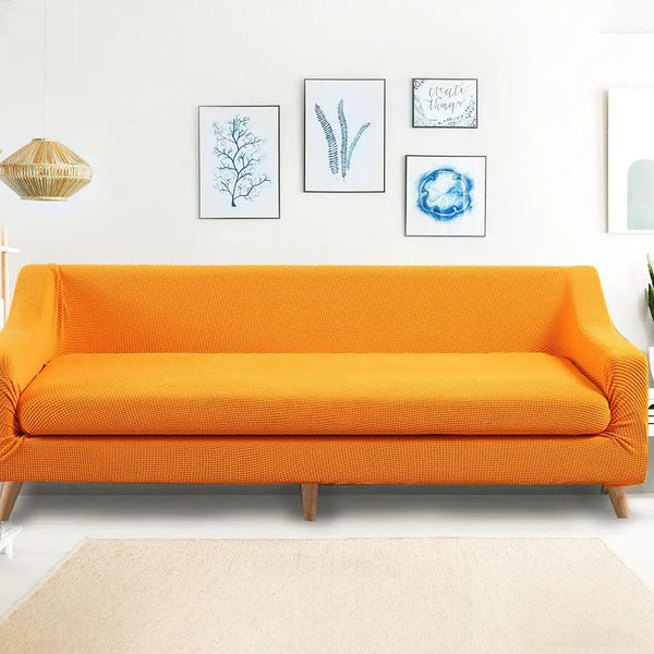 DreamZ Couch Sofa Seat Covers Stretch Protectors Slipcovers 4 Seater Orange Deals499