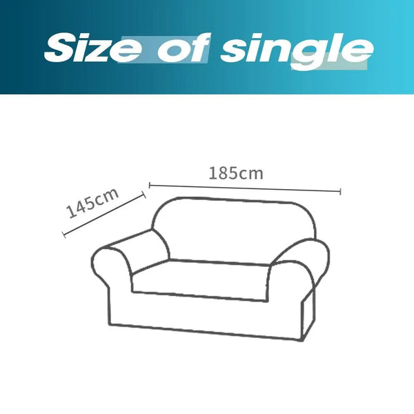 DreamZ Couch Stretch Sofa Lounge Cover Protector Slipcover 2 Seater Chocolate Deals499