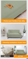DreamZ Couch Stretch Sofa Lounge Cover Protector Slipcover 2 Seater Khaki Deals499