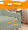 DreamZ Couch Stretch Sofa Lounge Cover Protector Slipcover 2 Seater Khaki Deals499