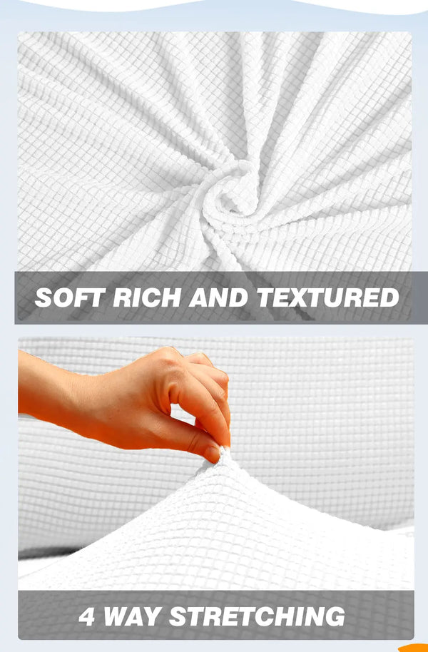 DreamZ Couch Stretch Sofa Lounge Cover Protector Slipcover 2 Seater Off White Deals499