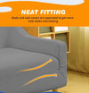 DreamZ Couch Stretch Sofa Lounge Cover Protector Slipcover 4 Seater Grey Deals499