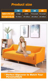 DreamZ Couch Stretch Sofa Lounge Cover Protector Slipcover 4 Seater Orange Deals499