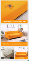 DreamZ Couch Stretch Sofa Lounge Cover Protector Slipcover 4 Seater Orange Deals499