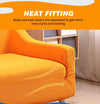 DreamZ Couch Stretch Sofa Lounge Cover Protector Slipcover 4 Seater Orange Deals499
