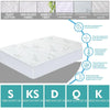DreamZ Fitted Waterproof Bed Mattress Protectors Covers King Deals499