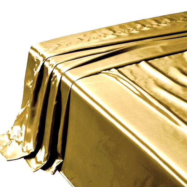 DreamZ Silk Satin Quilt Duvet Cover Set in Single Size in Champagne Colour Deals499