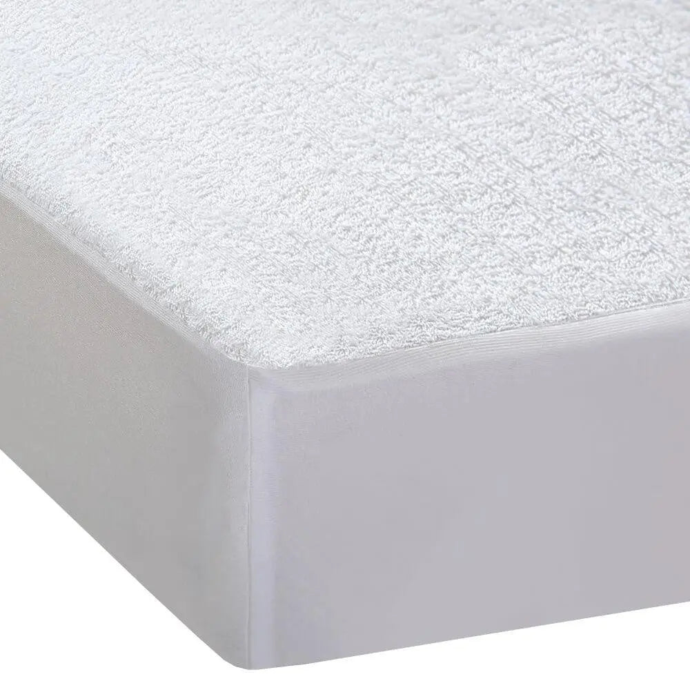 DreamZ Terry Cotton Fully Fitted Waterproof Mattress Protector in Double Size Deals499