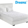 Dreamz Bamboo Pillowtop Mattress Topper Protector Waterproof Cool Cover Queen Deals499