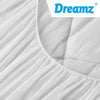 Dreamz Bamboo Pillowtop Mattress Topper Protector Waterproof Cool Cover Queen Deals499