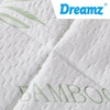 Dreamz Bamboo Pillowtop Mattress Topper Protector Waterproof Cover King Single Deals499