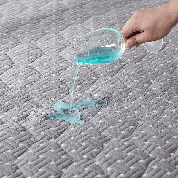 Dreamz Mattress Protector Topper Bamboo Charcoal Pillowtop Waterproof Single Deals499