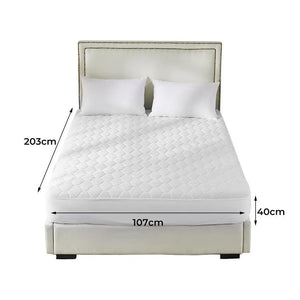 Dreamz Mattress Protector Topper Bamboo Pillowtop Waterproof Cover King Single Deals499