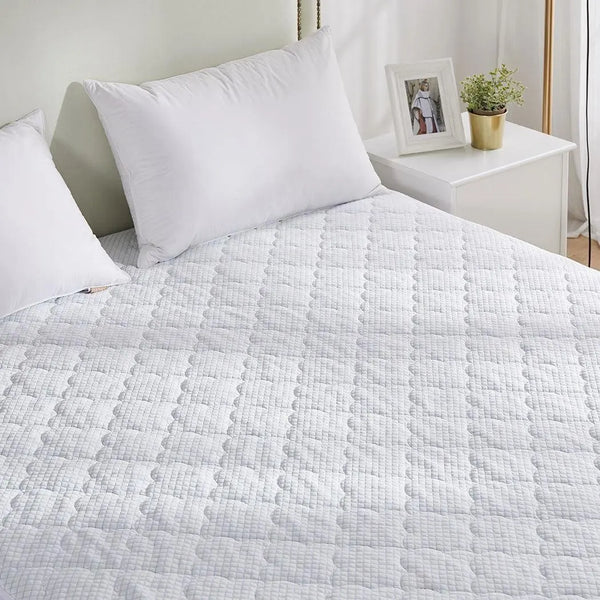 Dreamz Mattress Protector Topper Cool Fabric Pillowtop Waterproof King Single Deals499