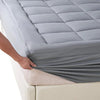 Dreamz Mattress Topper Bamboo Fibre Luxury Pillowtop Mat Protector Cover Double Deals499