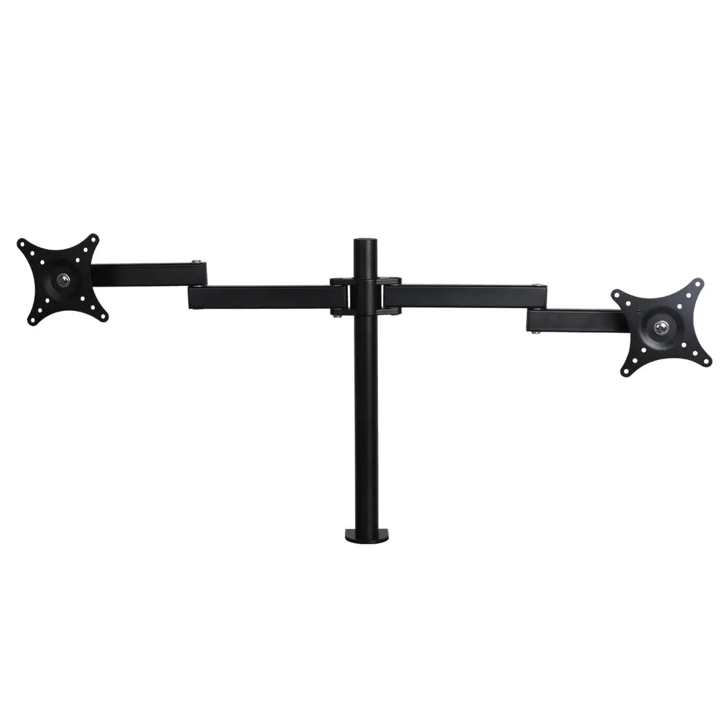 Dual HD LED Desk Mount Monitor Stand  2 Arm Display Bracket LCD Screen TV Holder Deals499