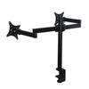 Dual HD LED Desk Mount Monitor Stand  2 Arm Display Bracket LCD Screen TV Holder Deals499
