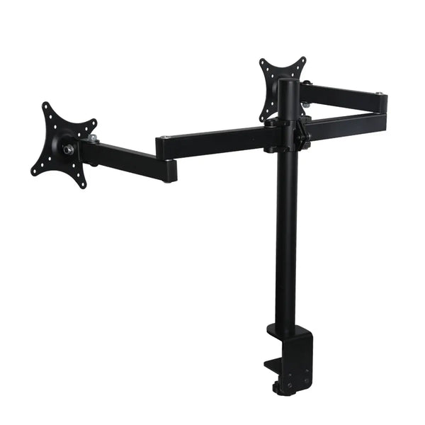 Dual HD LED Desk Mount Monitor Stand  2 Arm Display Bracket LCD Screen TV Holder Deals499